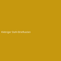 Klebriger Stahl-Briefkasten