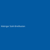 Klebriger Stahl-Briefkasten