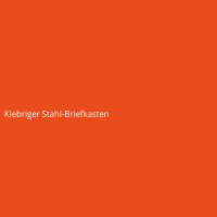Klebriger Stahl-Briefkasten