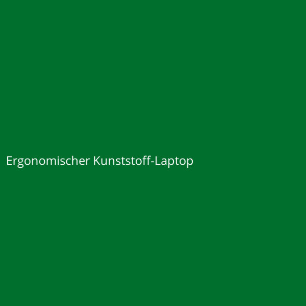 Ergonomischer Kunststoff-Laptop