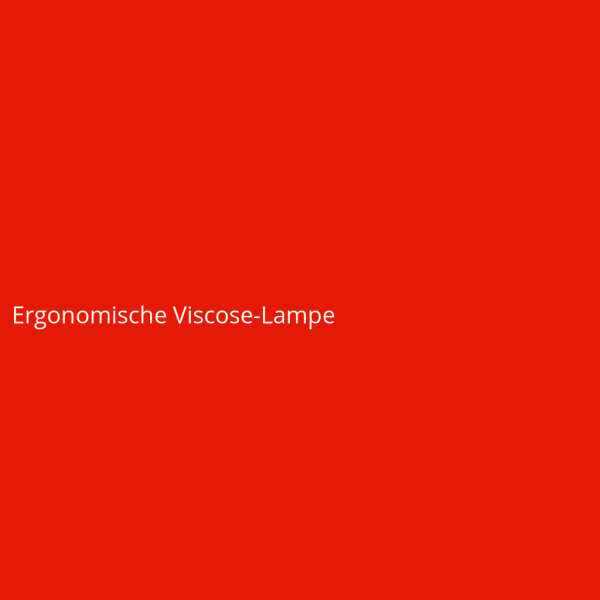 Ergonomische Viscose-Lampe