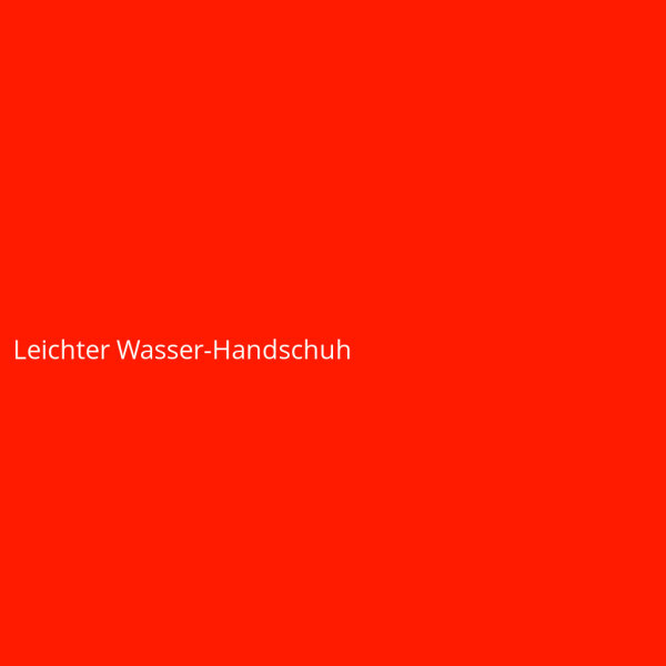Leichter Wasser-Handschuh