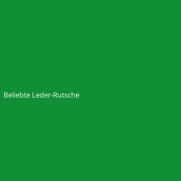 Beliebte Leder-Rutsche